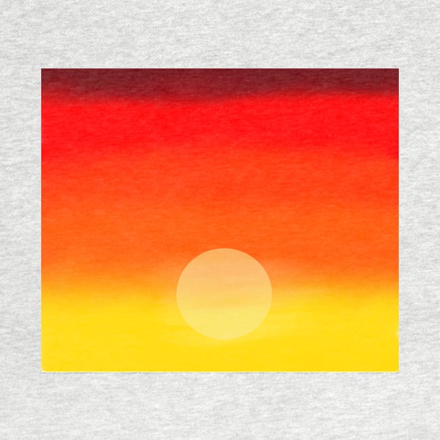 Hazy Sunset by Aesir_Artwork